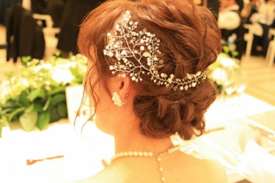 結婚式　ヘアスタイル