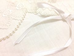 結婚式　白いハンカチ