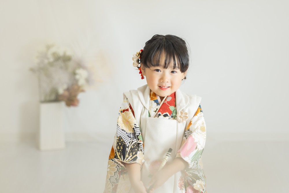 三歳和装プラン【60周年記念特別価格】着物レンタル・着付け・写真一式