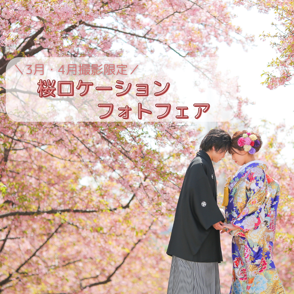 ＼３月・４月撮影限定／桜ロケーションフォト