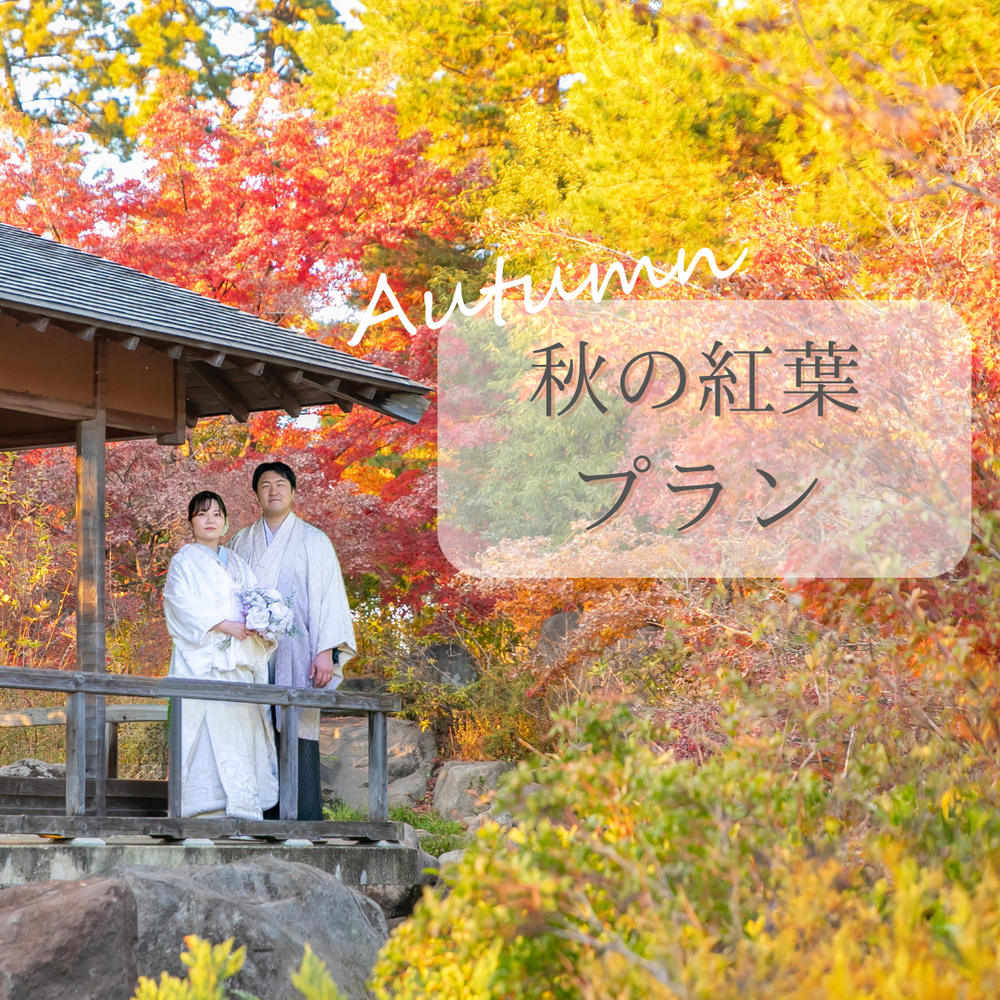 【9〜11月撮影限定プラン】
秋の紅葉プラン