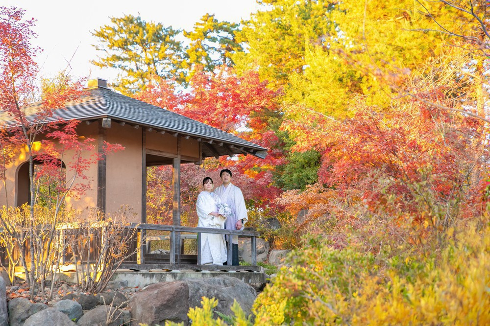 【9月〜11月限定】秋の紅葉プラン＜衣裳2着 253,000円〜＞