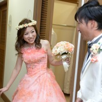 『ど～～お？』の新婦さま…可愛らしい…♪