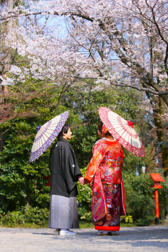 桜とのショットは鉄板です♪