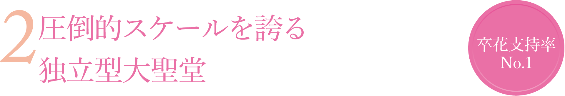 2,圧倒的スケールを誇る独立型大聖堂